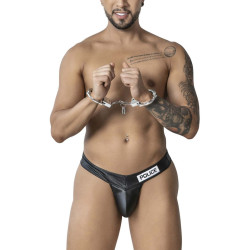 CandyMan String Police avec menottes Noir